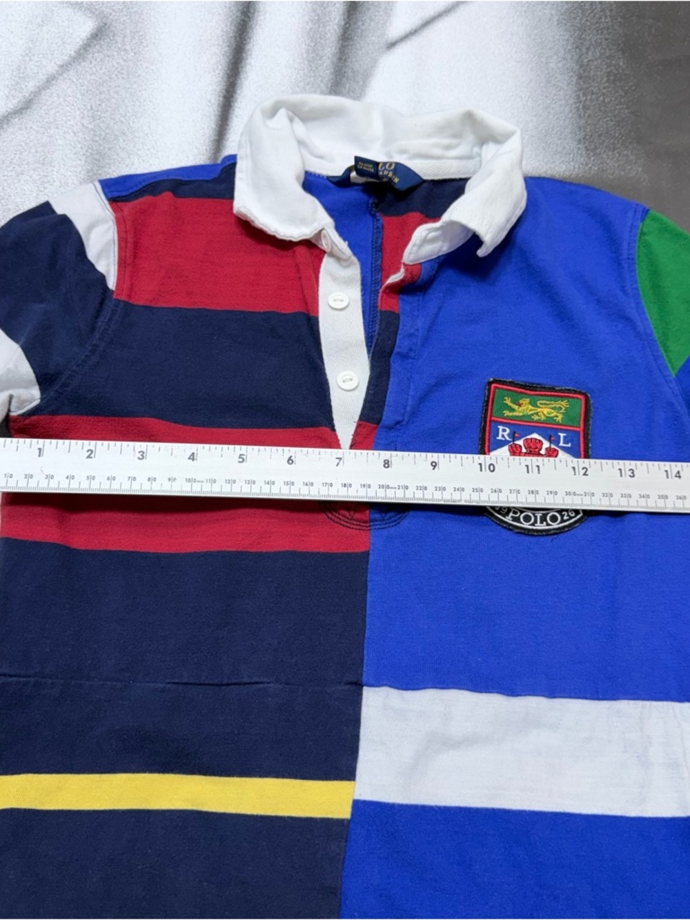 Polo Ralph Lauren Girl’s Sz XL Striped Cotton Rugby Dress A50 - Picture 5 of 8